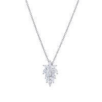 Necklace Comete Woman Sposa Glamour in Silver GLA262